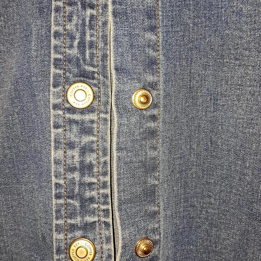 Trendy jean top - Picture 5 of 6